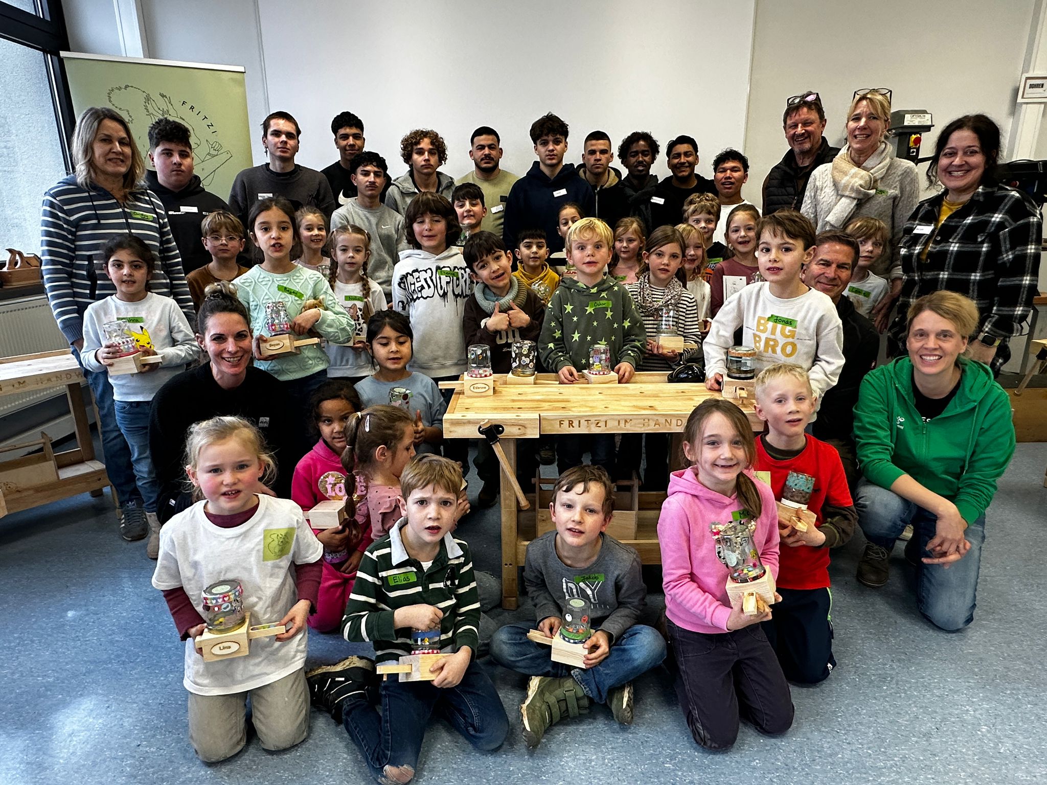 Fritzi im Handwerk Klasse 1a und 1b Galleriebild 1